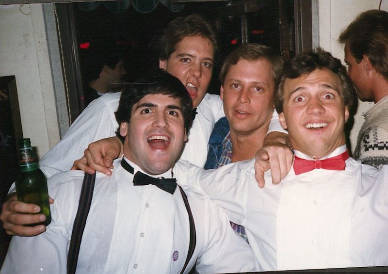 Mark Cuban with friends